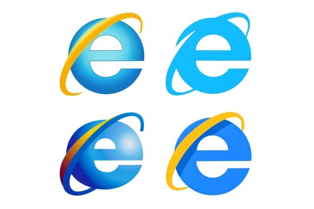 Internet Explorer icons