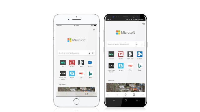 microsoft edge android iphone