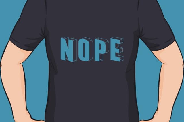 Nope t-shirt