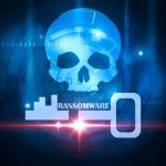 Ransomware skull