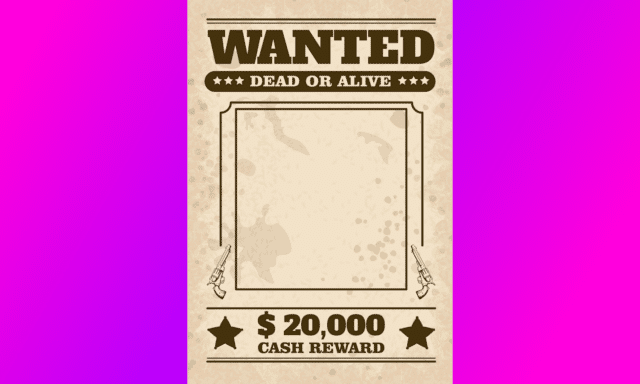 Wanted poster