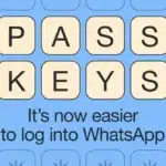 WhatsApp passkeys